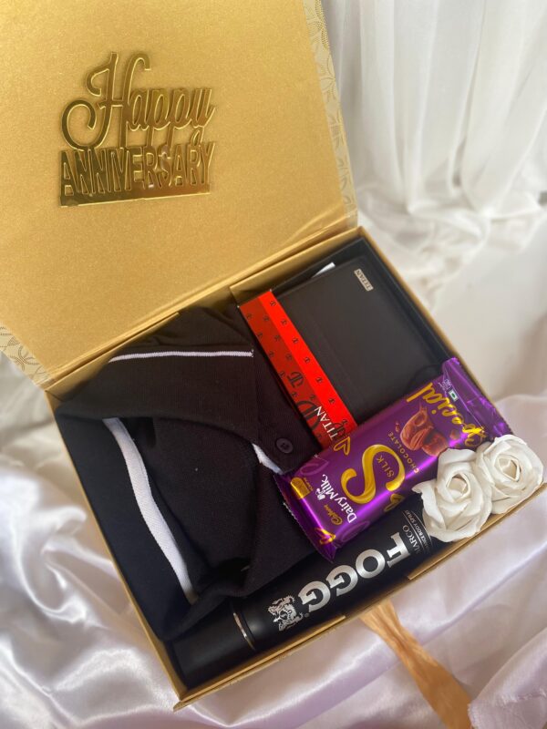 Premium Birthday Gift Hamper – Shirt, Wallet, Chocolate & Perfume Combo